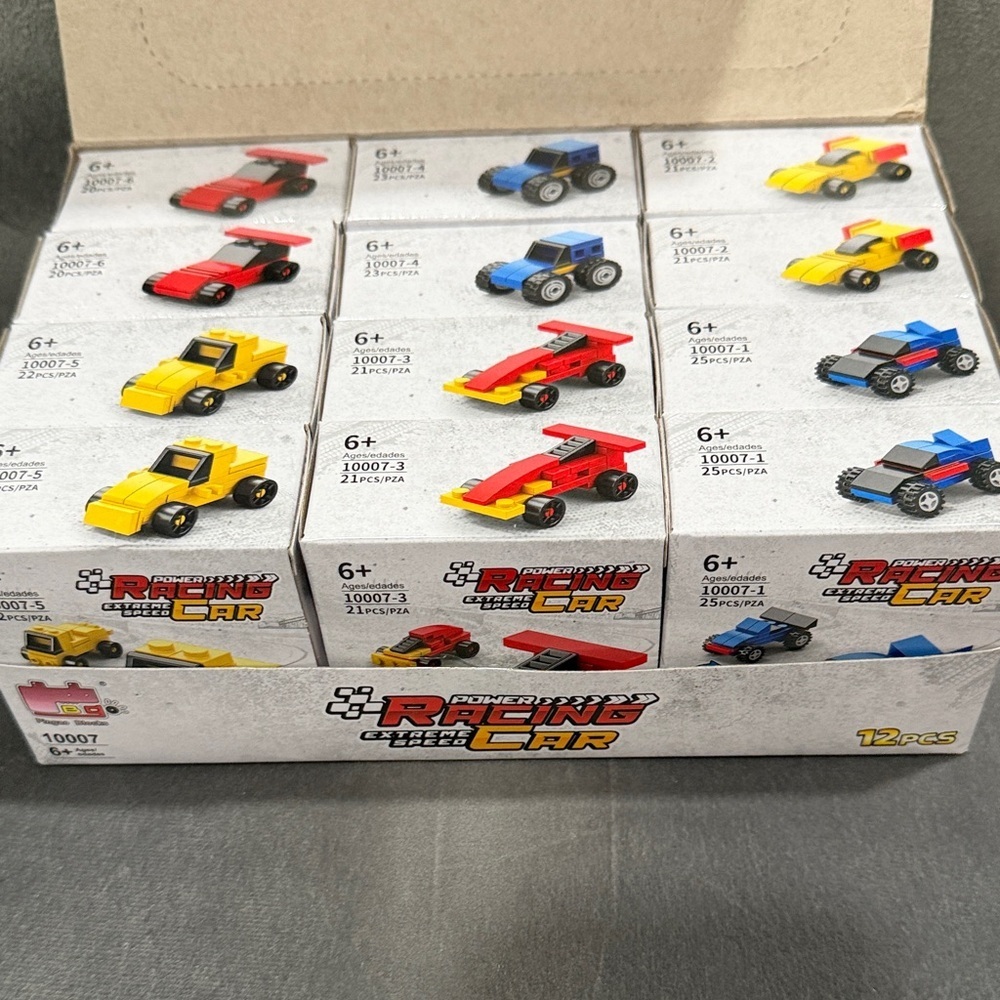 Build a racing car set of 6